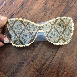 Dolce and Gabbana Damask Gold luxury sun glasses